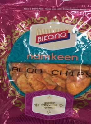 [IF] BIKANO ALOO CHIPS 120G ostre chipsy indyjskie